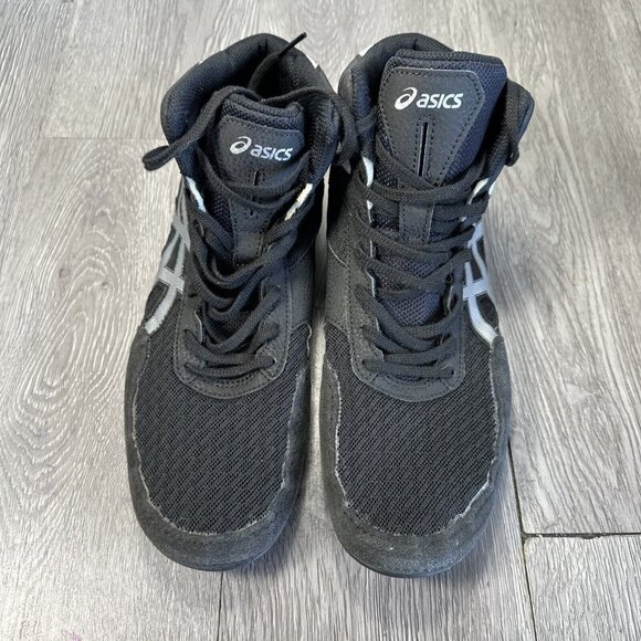 Asics Mens Matflex 6 Wrestling Shoes Black Silver White Size US 10 EUC 1081A021 main image 9